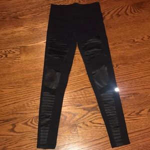 Alo yoga Black Moto leggings size xs